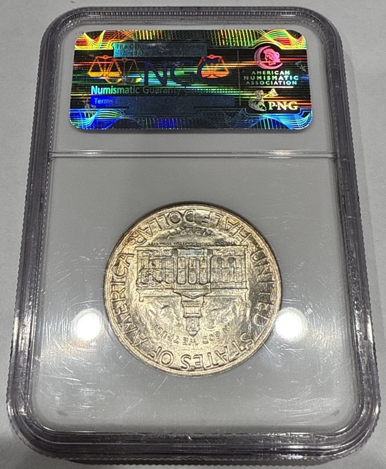 1946 Iowa Commemorative Half Dollar NGC MS65 Blast White - Image 2 of 4