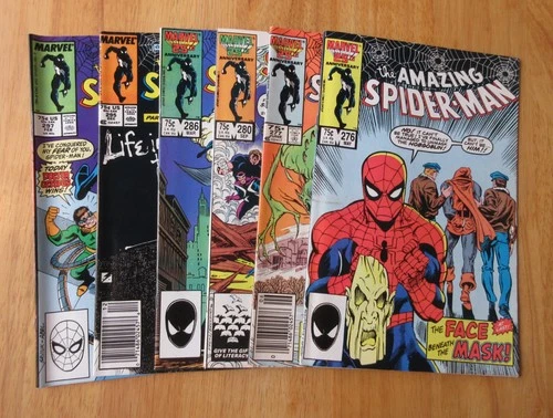 Lot of *6* AMAZING SPIDER-MAN: #276, 277, 280, 286, 295, 297 (FN/VF)