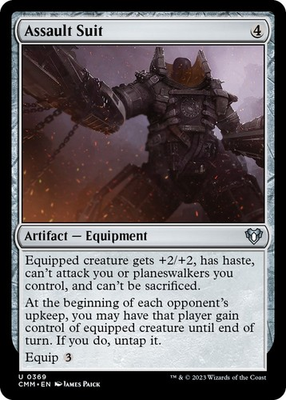 #ad #ad NM Assault Suit CMM 369 Commander Masters $1.49
