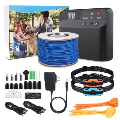 PcEoTllar Electric Fence for Dogs, Underground Dog Fence System, 2 Waterproof