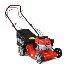 Petrol Lawnmower Self Propelled 132cc 4 Stroke 40CM Cutting Width 45L Grass Bag