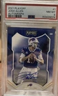 Panini 2021 Playoff Josh Allen #1 Autograph PSA 8 Buffalo Bills NFL Auto