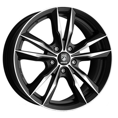 ALLOY WHEEL MOMO FAST 8X18 5X108 MATT BLACK POLISHED ZEZ