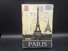 Paper Transfer Book Safe: Hollow with Secret Hidden Compartment (Paris)