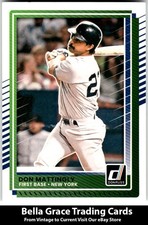 2025 Donruss Don Mattingly #98 New York Yankees MLB Baseball