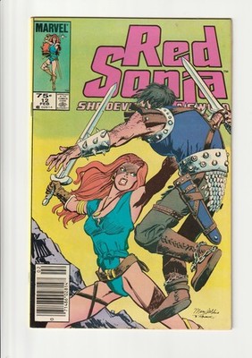 Red Sonja #12 (1986)   Descent!, Simonson/Wilshire, Newsstand