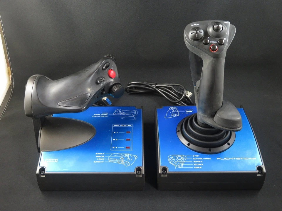 测试飞行棒 2 带 ACE COMBAT 04 5 航空跳舞 4 PS2 游戏站 HORI 1 — 第 2/4 张图片