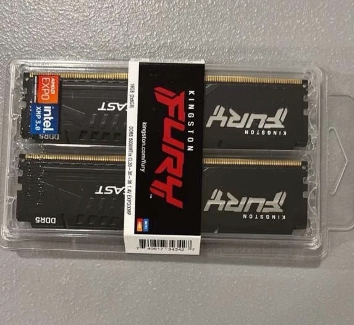 🔥New Kingston Fury Beast DDR5 Kit 2x8 16 GB DDR5 6000 ECC DIMM