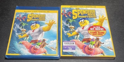 The SpongeBob  Movie: Sponge Out of Water (Blu-ray) Brand New Sealed W/Slipcover