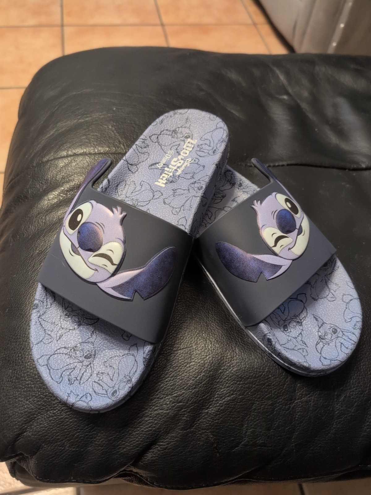 Disney Lilo & Stitch Slide Sandals Multicolor Women's Size 9 NWOT