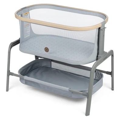 Maxi-Cosi Iora Baby Bassinets Bedside Sleeper, Portable Bassinet, Classic Slate