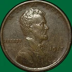 1917-D Lincoln Wheat Cent Almost Uncirculated AU Coin #35294