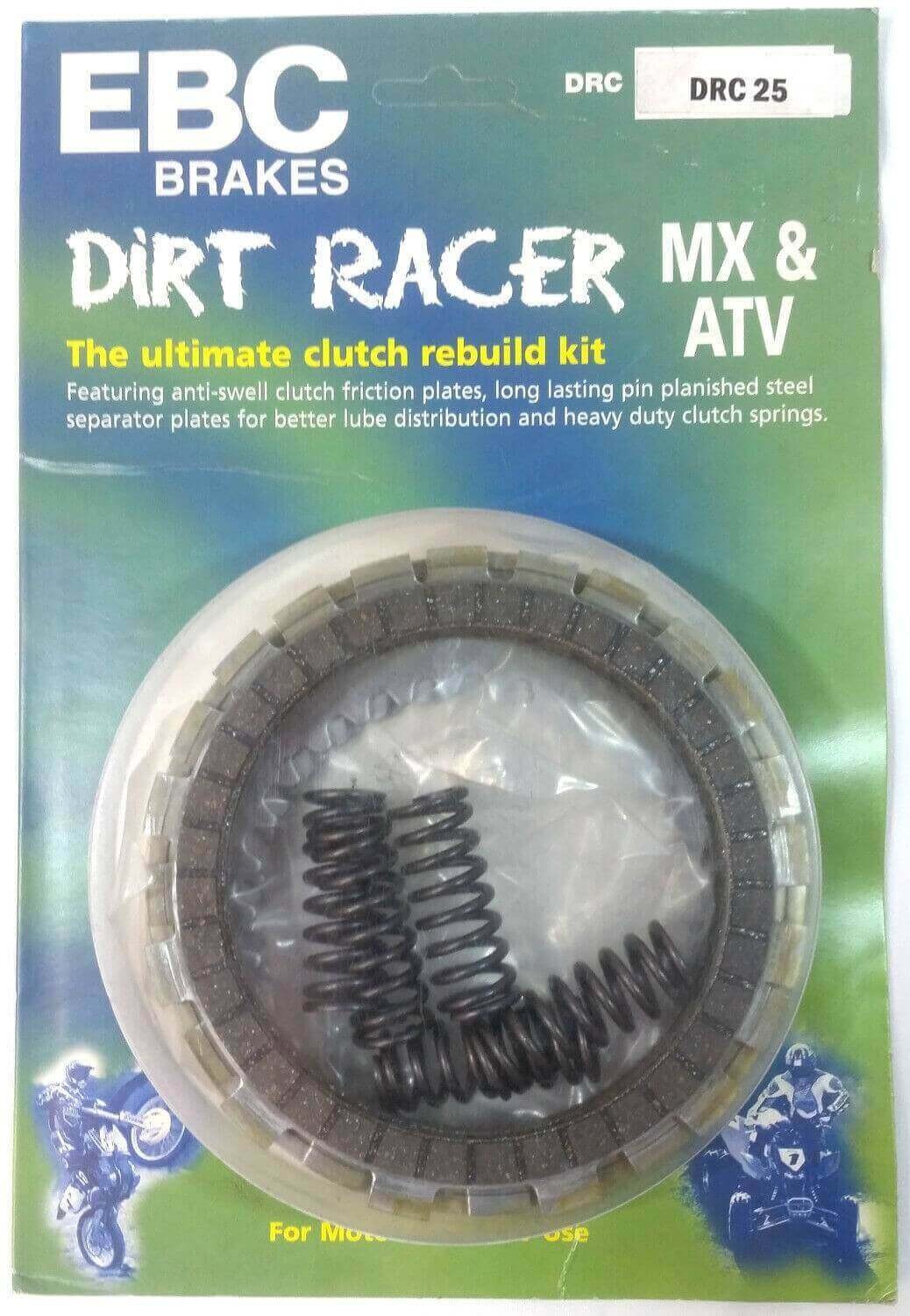 Kit embrayage complet EBC DRC25 pour Suzuki RM 80 et RM 85 de 1991 à 2023