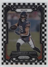 2023 Panini Prizm Black & White Checker Prizm Equanimeous St Brown #53 0c6