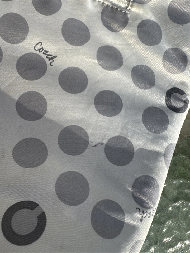 Bolso de Hombro Coach Hampton Vintage Cuero Guijarro Verde Foto 4 de 4