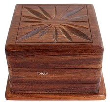 Secret Box Brainteaser Puzzle Case Trick Opening Storage Organiser Design 1