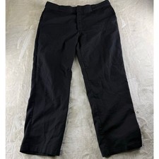 Dickies 874 Original Fit Flex Pants Men's Size 42x32 Black Chinos Workwear
