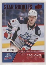 2021-22 Upper Deck AHL Star Rookies Exclusives 9/100 Zac Jones #138 s3e