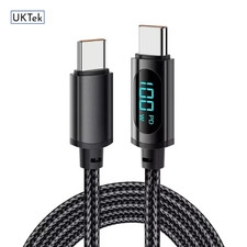 100w Led Display Intelligent Power Outage Super Fast Type-C Charging Cable USB