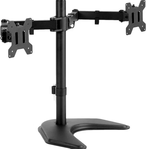 Dual LED LCD Monitor Mount, Free-Standing Desk Stand for 2 Screens up to 32