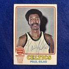 1973-74 Topps Paul Silas #112 On-Card Auto, Boston Celtics