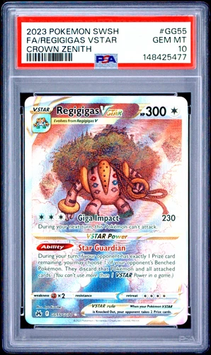 PSA 10 Regigigas VSTAR - GG55/GG70 - Crown Zenith - Pokemon - Read Description