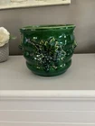 McCoy Pottery Vintage - Dark Green Planter w/Grapes