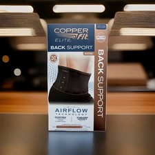 Copper Fit Elite Back Support Adjustable One Size with Airflow Technology