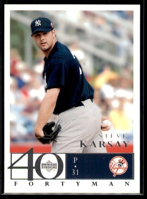 2003 Upper Deck 40-Man Steve Karsay #344 New York Yankees