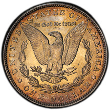 1887-P PCGS MS64 Morgan Silver Dollar w/ Amazing Color & Exceptional Eye Appeal