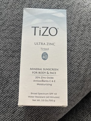 TIZO Ultra Zinc Body & Face Tinted SPF 40 Sunscreen - 3.5fl. oz