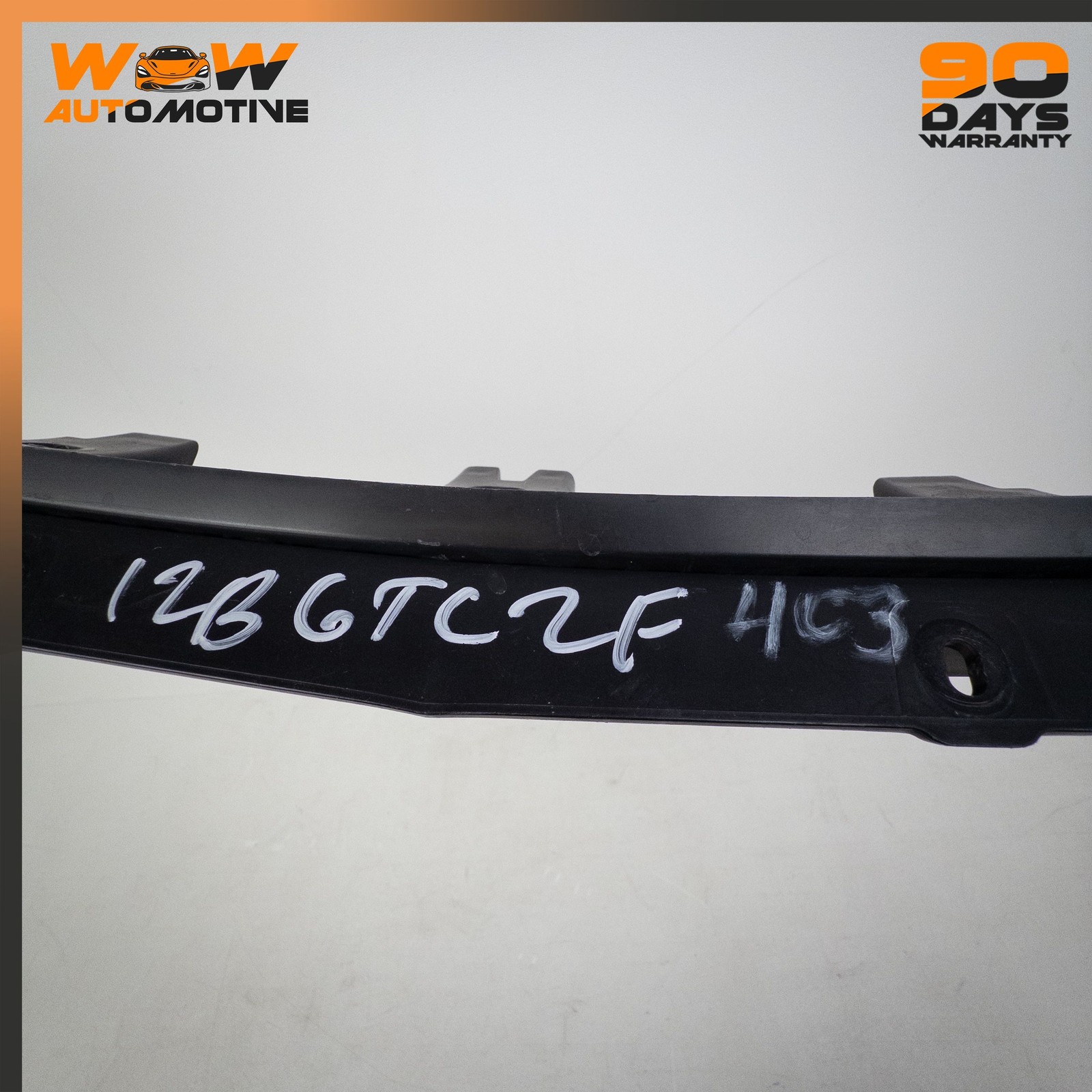 12-17 BENTLEY CONTINENTAL GTC FRONT UPPER RADIATOR GRILLE BRACKET BLACK OEM