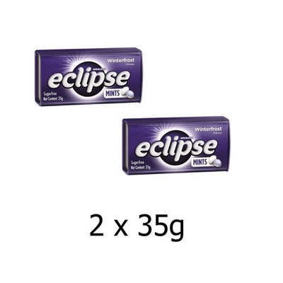 2 x 35g Wrigley s Eclipse Mints Winterfrost Sugar Free Fresh Breath DHL SHIPPING