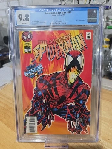 Amazing Spider-Man #410 CGC 9.8 (1996)  Carnage Appearance - White Pages