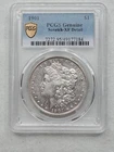 1901 US Silver Morgan Dollar, PCGS Genuine, XF Details, Scratch  S$1