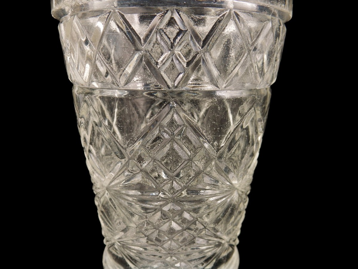 2 Big Top Peanut Butter Glasses, Vintage Hazel-Atlas Stemware