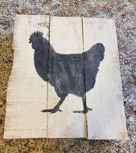 Chicken Art Rooster Art On The Farm Pallet Art Wall Hanging