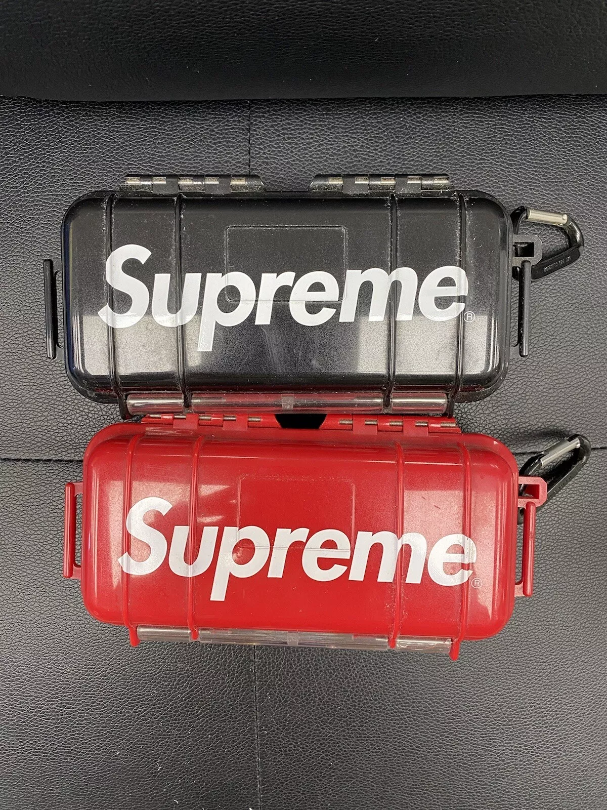 Supreme Pelican Case 1060 lot de 2 rouge noir grand 