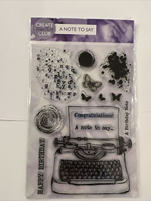Neu Create Together Club Briefmarkensammlung Glückwunsch Happy Birthday