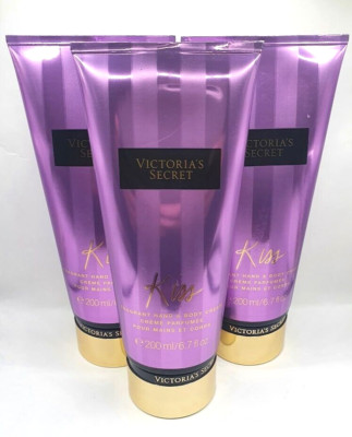 VICTORIA'S SECRET KISS HAND & BODY CREAM 6.7 FL OZ (SET OF 3)