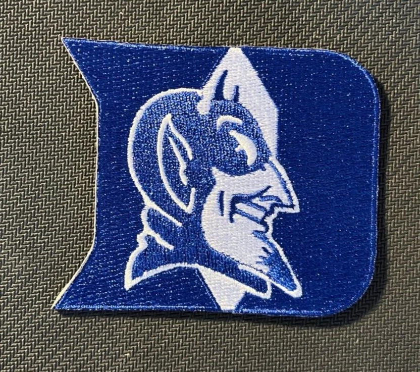 duke patch Duke patch Blue Devils patch embroidered 2.5" x 3" iron or sew on  - Image 2 of 4