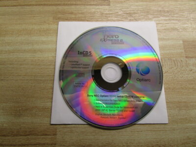 Sony ENER08V1J Nero Express 8 Software CD | eBay