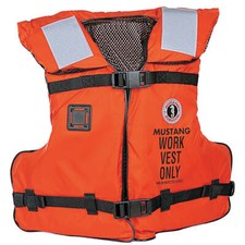 Mustang Type III/V Work Vest - Orange - Adult Universal MV3192-2-0-16