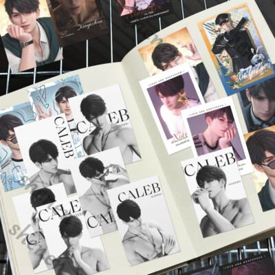 Love and Deepspace Caleb Anime Decal Paster Sticker Stationery School Cospaly