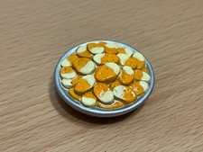 Barbie Doll Kitchen Accessory Food Dinner Baked Potato Slices Bowl Dish