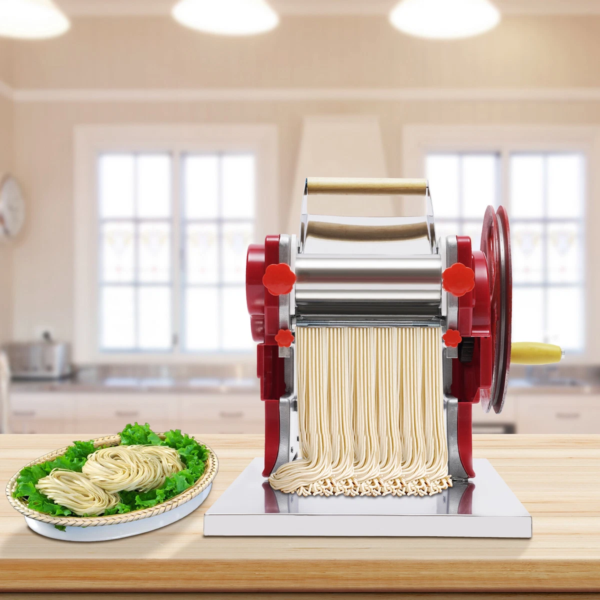 Commercial Manual Pasta Maker Fresh Noodle Making Machine Noodle Machine  New