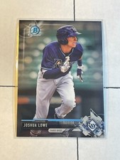 Joshua Lowe 2017 Bowman Chrome Prospect BCP176 Rays Rookie