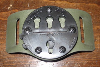G-CODE RTI wheel 1.75'' belt slide holster adapter mount OD green kydex waist