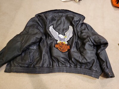 ジャケット・アウター Harley-Davidson leather bomber jacket xl s-l400.jpg