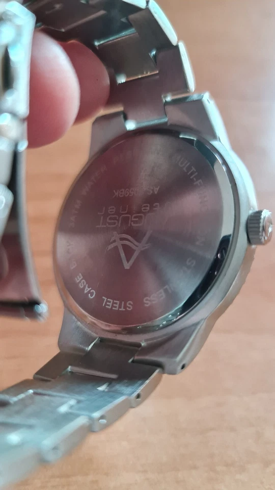 Orologio Uomo acciaio AUGUST STEINER Water Resistant 3 ATM - Immagine 3 di 4